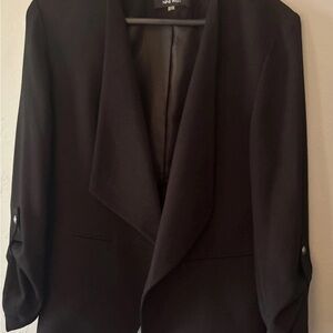 Nine West Black Women's Blazer Size 10 Career Professional Classic